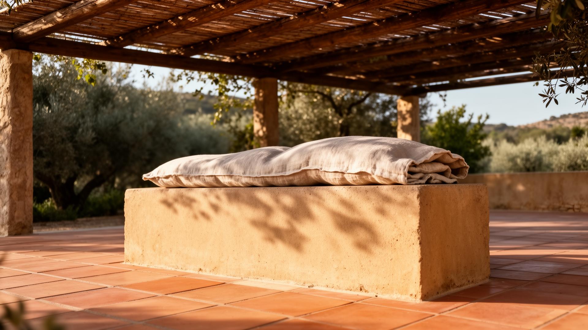 Banc plein · Pergola, Pouilles
