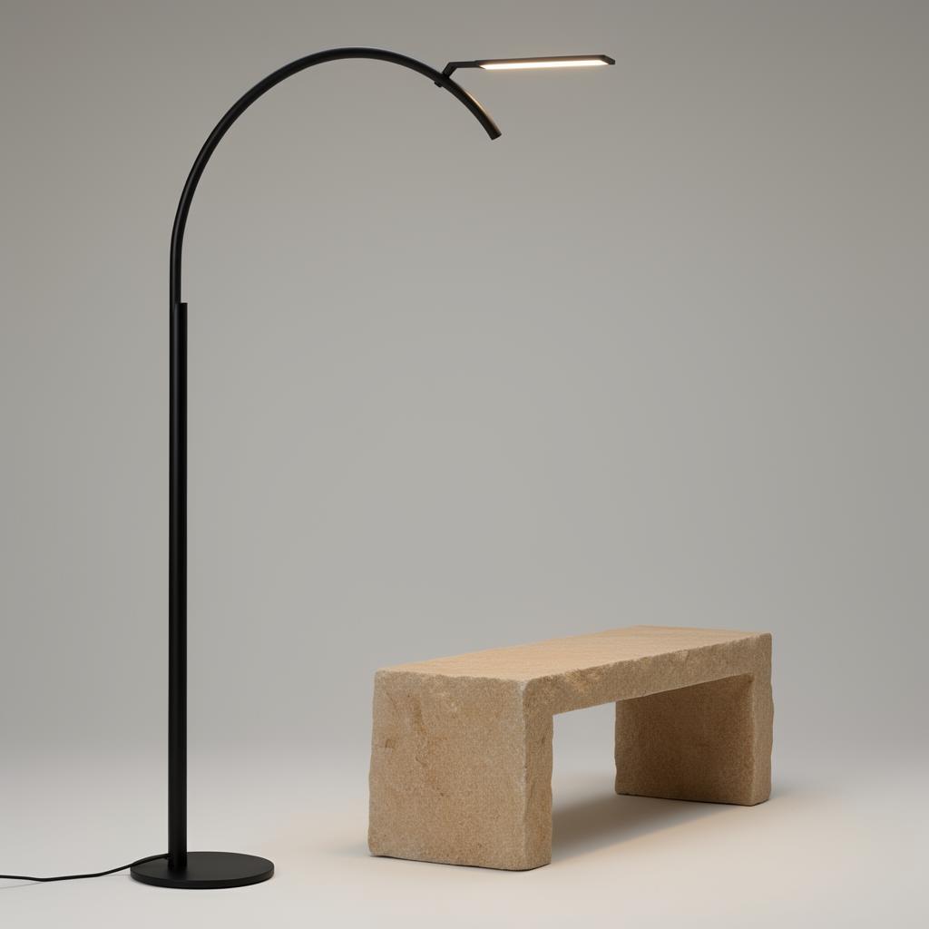 Lampe d'arc pour banc